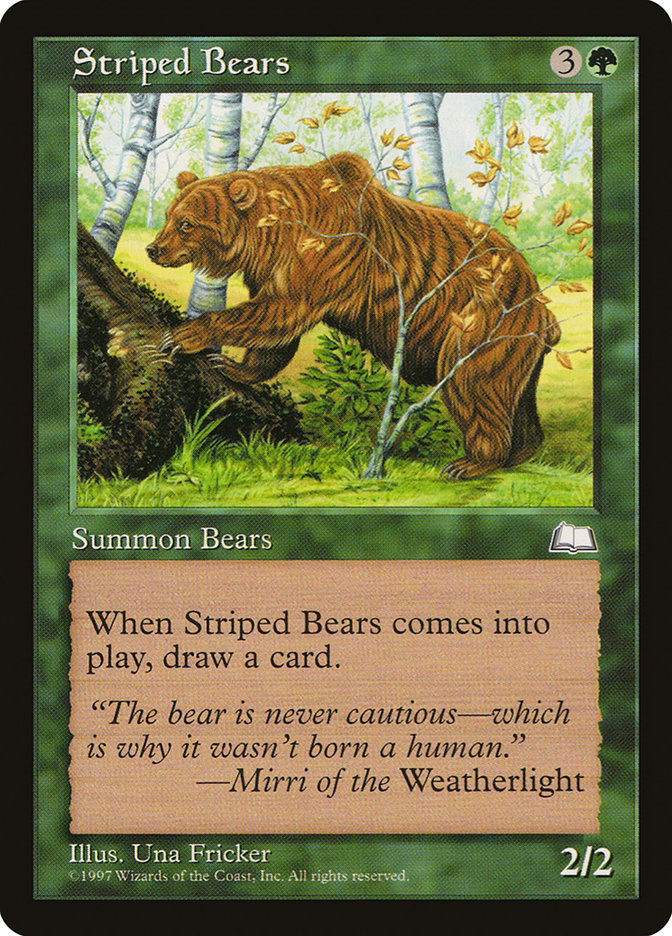 Striped Bears [Weatherlight] - Devastation Store | Devastation Store