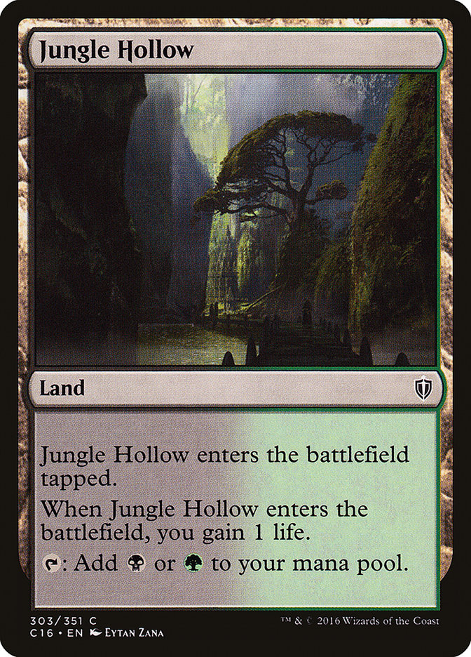 Jungle Hollow [Commander 2016] - Devastation Store | Devastation Store