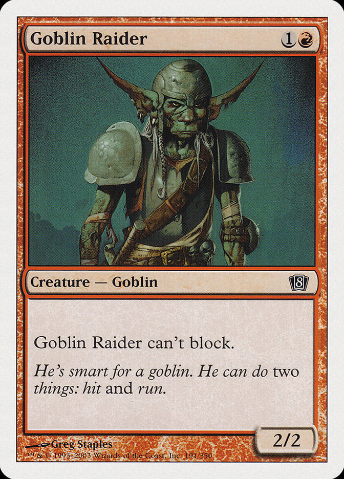Goblin Raider [Eighth Edition] - Devastation Store | Devastation Store