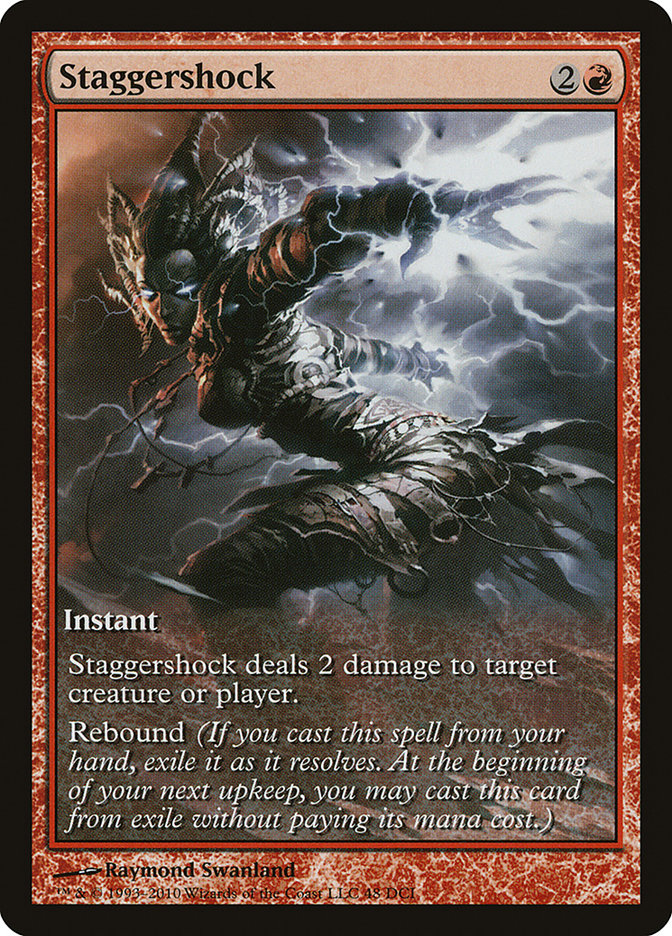 Staggershock (Game Day) (Extended) [Rise of the Eldrazi Promos] - Devastation Store | Devastation Store
