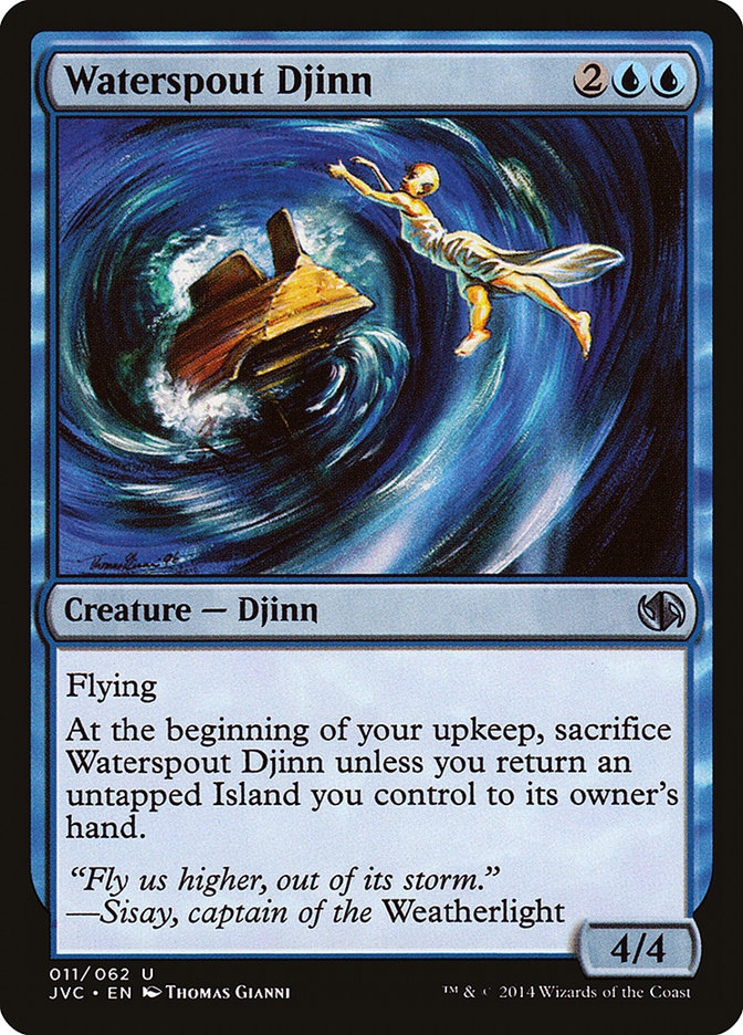 Waterspout Djinn [Duel Decks Anthology] - Devastation Store | Devastation Store