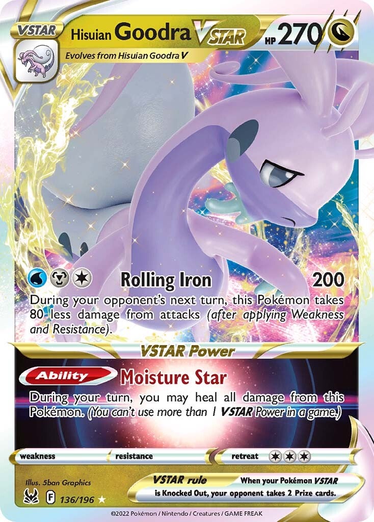Hisuian Goodra VSTAR (136/196) [Sword & Shield: Lost Origin] | Devastation Store