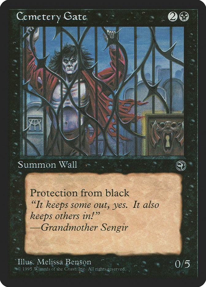 Cemetery Gate (Grandmother Sengir Flavor Text) [Homelands] - Devastation Store | Devastation Store