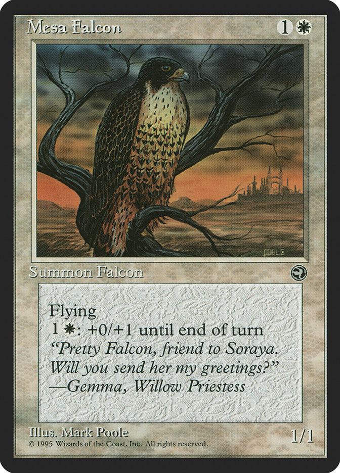 Mesa Falcon (Gemma Flavor Text) [Homelands] - Devastation Store | Devastation Store