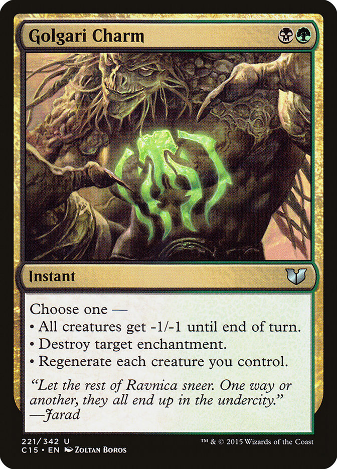 Golgari Charm [Commander 2015] - Devastation Store | Devastation Store