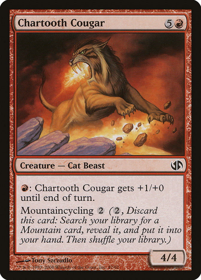 Chartooth Cougar [Duel Decks: Jace vs. Chandra] - Devastation Store | Devastation Store