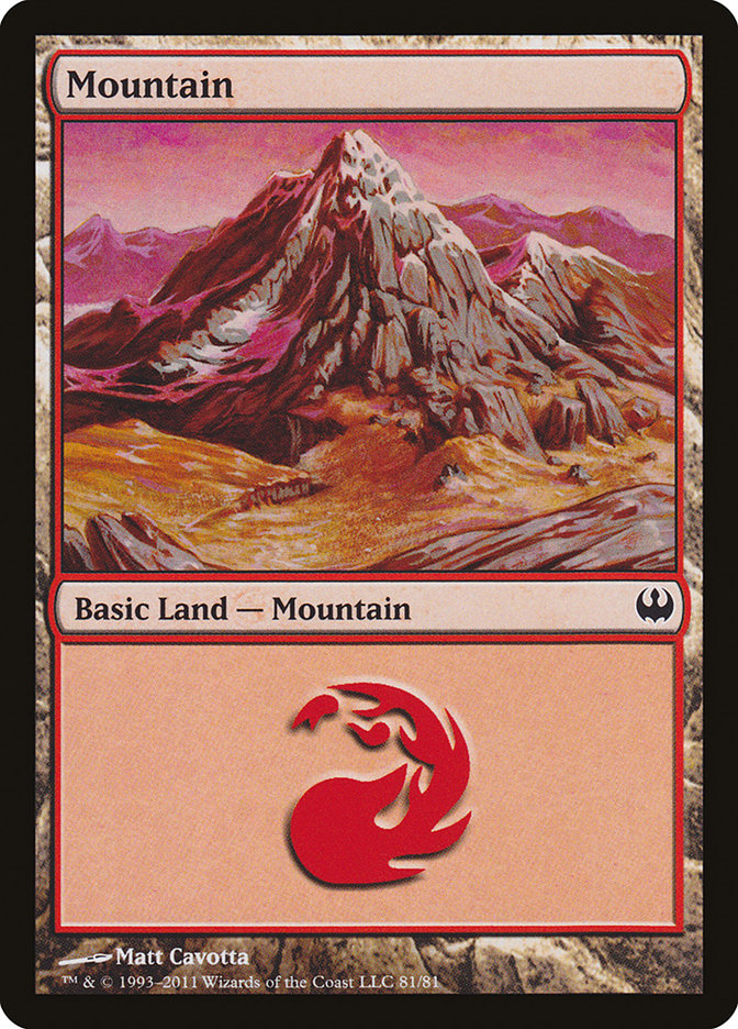Mountain (81) [Duel Decks: Knights vs. Dragons] - Devastation Store | Devastation Store