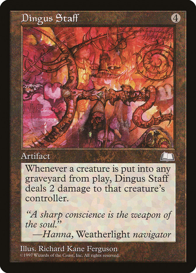Dingus Staff [Weatherlight] - Devastation Store | Devastation Store