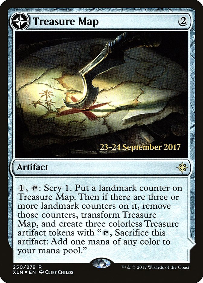 Treasure Map // Treasure Cove  [Ixalan Prerelease Promos] - Devastation Store | Devastation Store