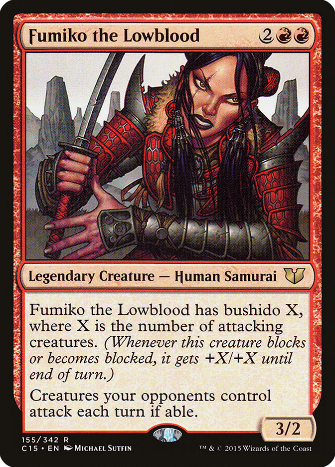 Fumiko the Lowblood [Commander 2015] - Devastation Store | Devastation Store
