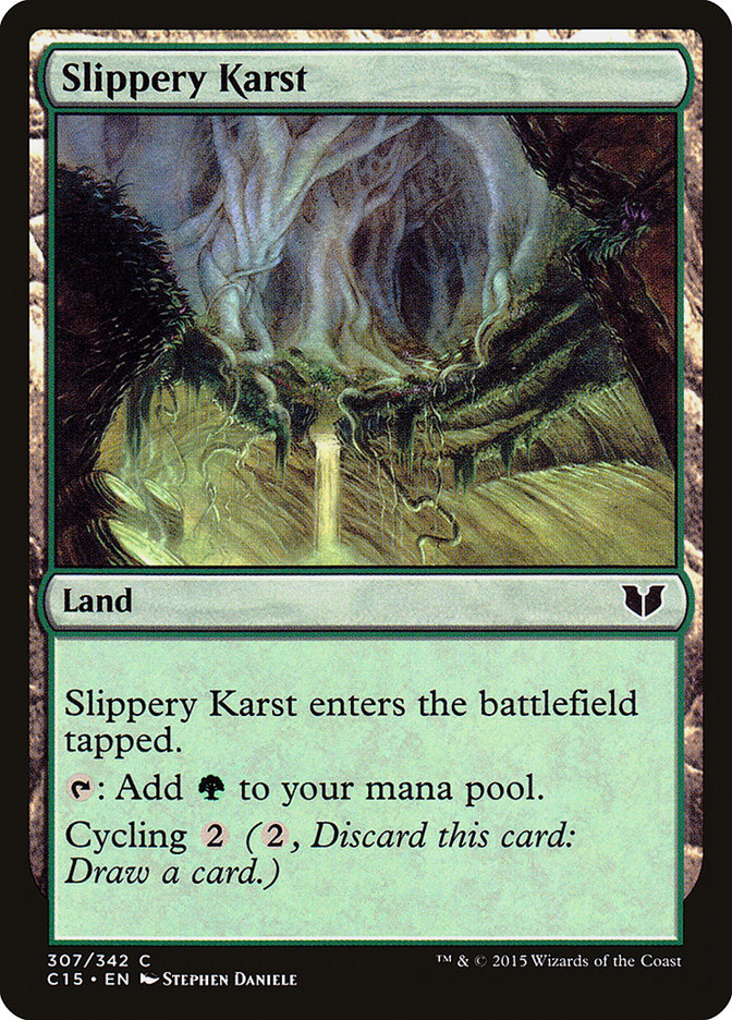 Slippery Karst [Commander 2015] - Devastation Store | Devastation Store