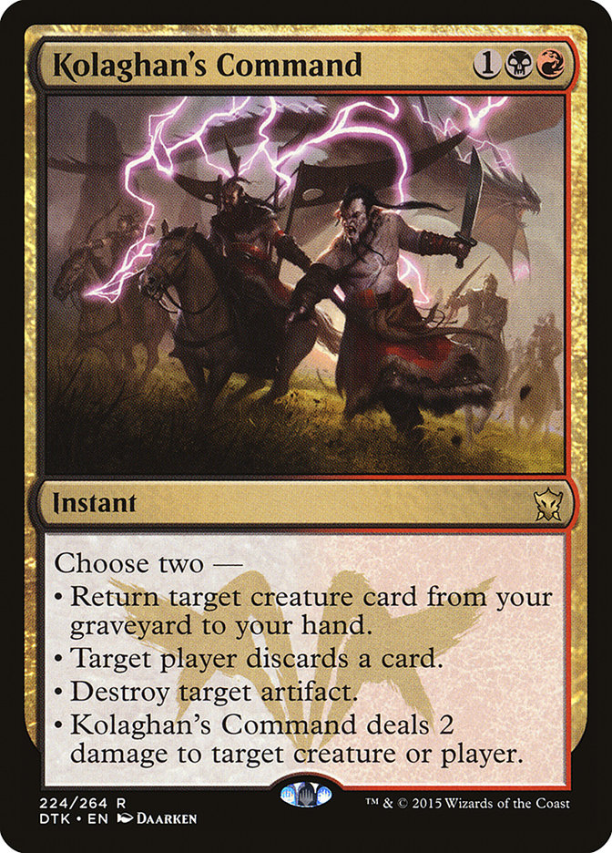 Kolaghan's Command [Dragons of Tarkir] - Devastation Store | Devastation Store