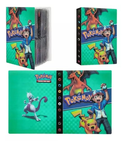 Album Cartas Pokemon 240 Uni Carpeta Pikachu