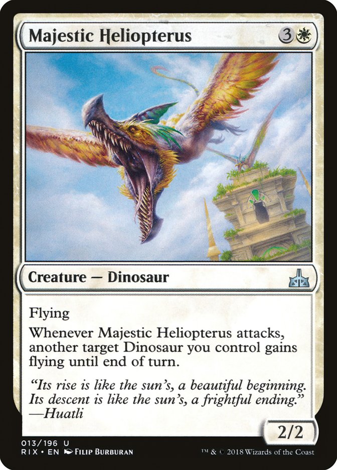 Majestic Heliopterus [Rivals of Ixalan] - Devastation Store | Devastation Store