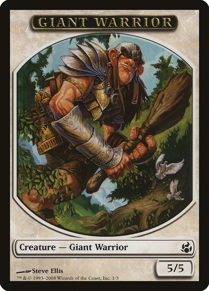 Giant Warrior [Morningtide Tokens] - Devastation Store | Devastation Store