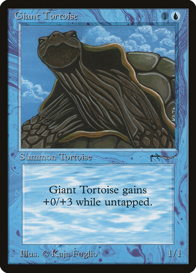 Giant Tortoise (Dark Mana Cost) [Arabian Nights] - Devastation Store | Devastation Store