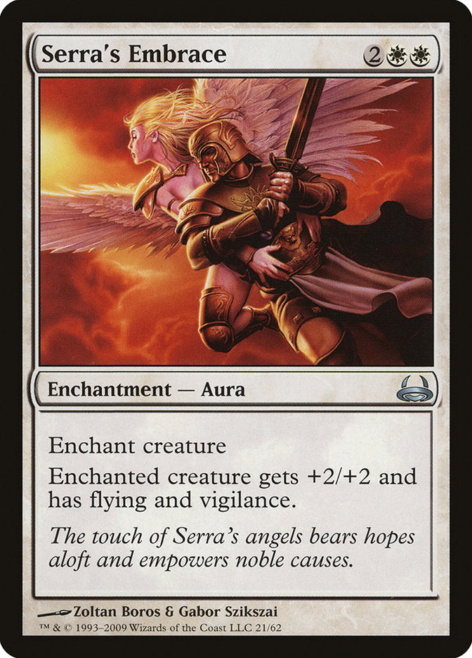 Serra's Embrace [Duel Decks: Divine vs. Demonic] - Devastation Store | Devastation Store