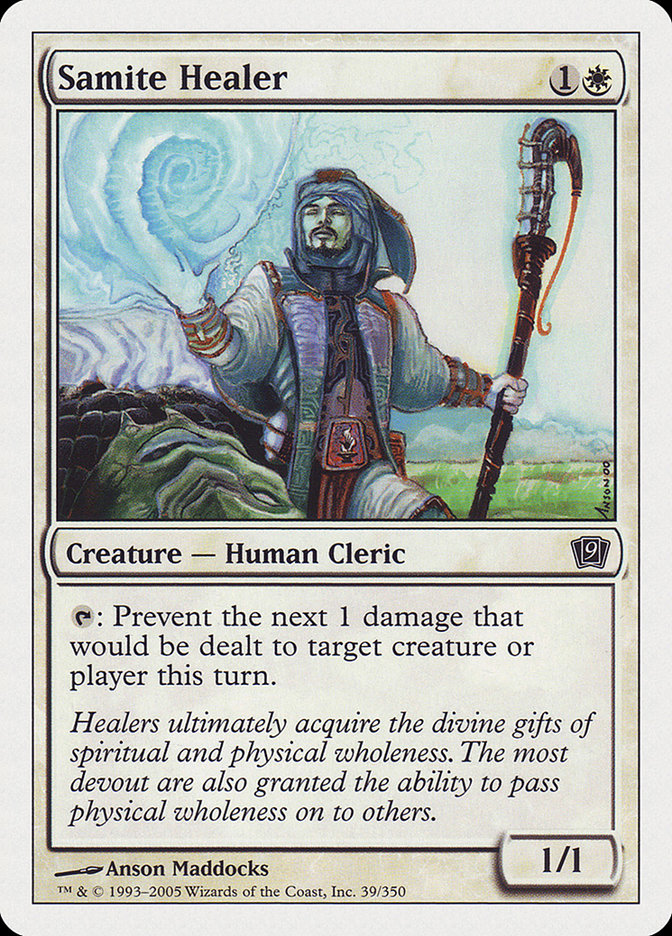 Samite Healer [Ninth Edition] - Devastation Store | Devastation Store