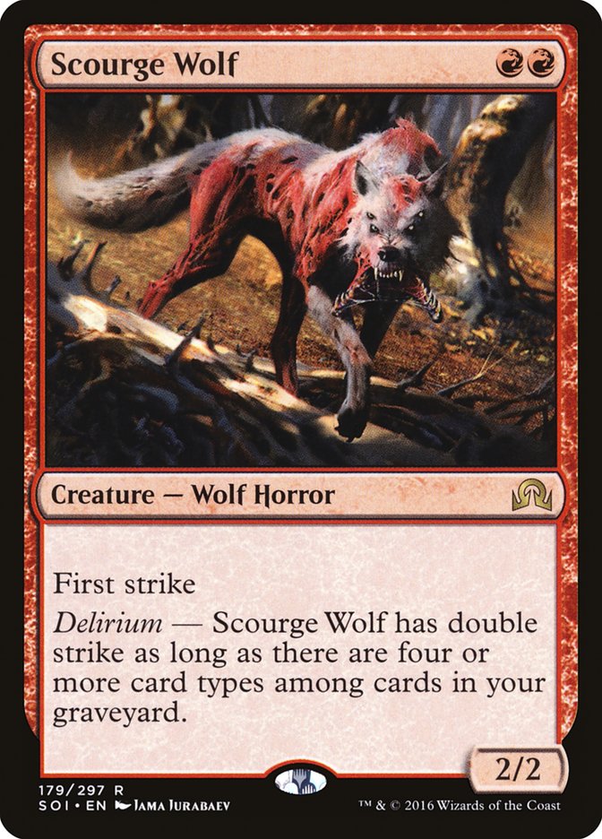 Scourge Wolf [Shadows over Innistrad] - Devastation Store | Devastation Store