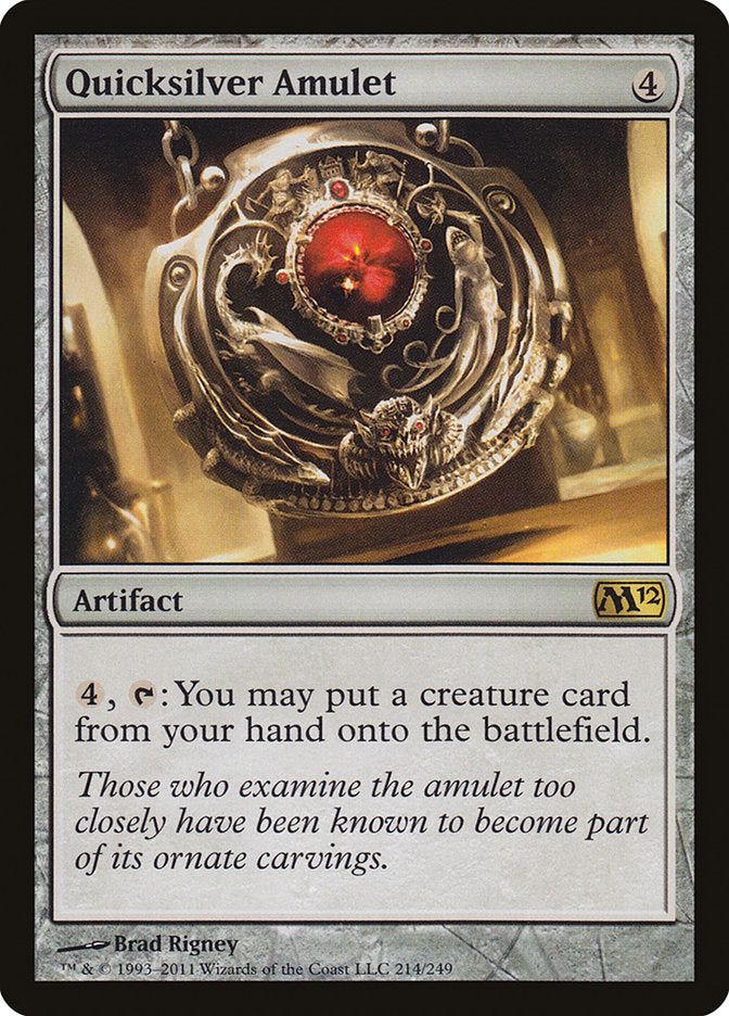 Quicksilver Amulet [Magic 2012] - Devastation Store | Devastation Store