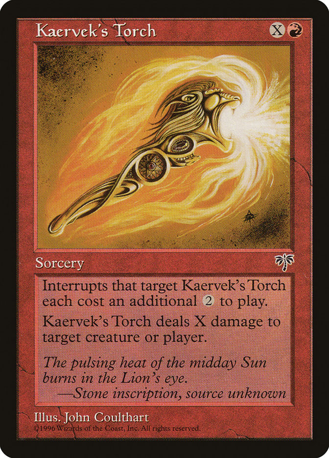 Kaervek's Torch [Mirage] - Devastation Store | Devastation Store