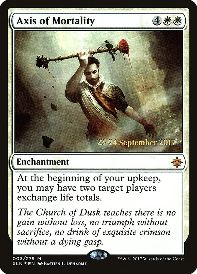 Axis of Mortality  [Ixalan Prerelease Promos] - Devastation Store | Devastation Store
