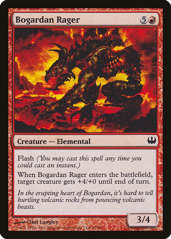 Bogardan Rager [Duel Decks: Knights vs. Dragons] - Devastation Store | Devastation Store